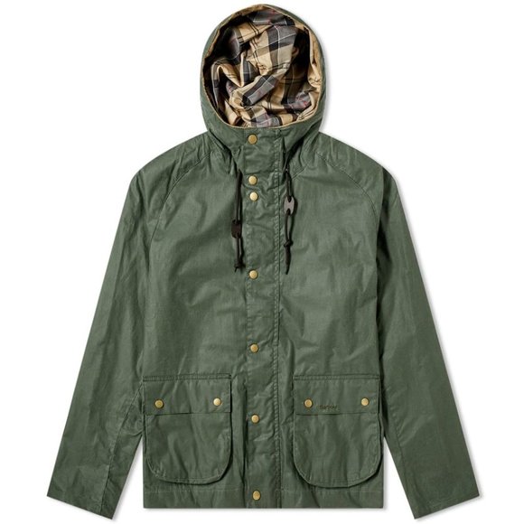 Barbour Other - NWT $495 BARBOUR LIGHTWEIGHT CAMPBELL WAX HOODED JACKET LIGHT FOREST M